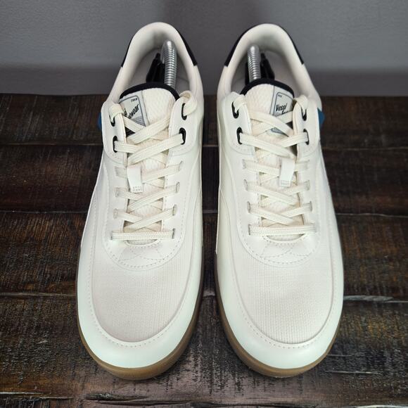 NEW Vessi Courtside Classic Mens Size 11 Waterproof Shoes Casual Off White Black main image 12